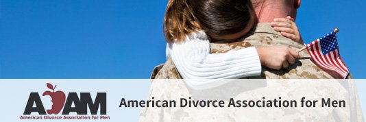 American Divorce Association for Men banner